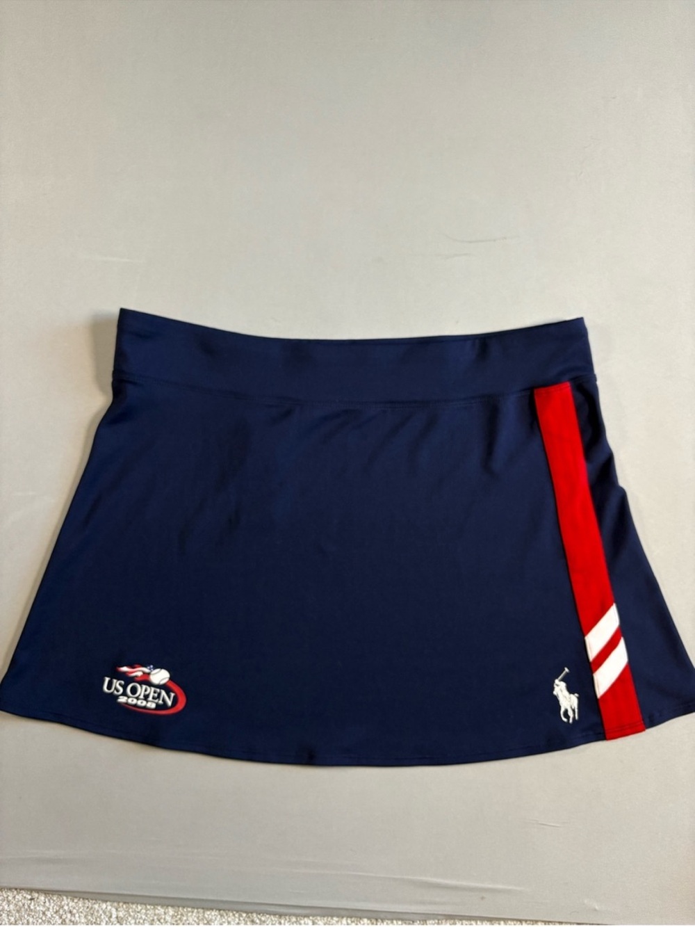 Ralph Lauren Women RLX Golf/ Tennis Skirt US Open Vintage 2008 Size L Activewear